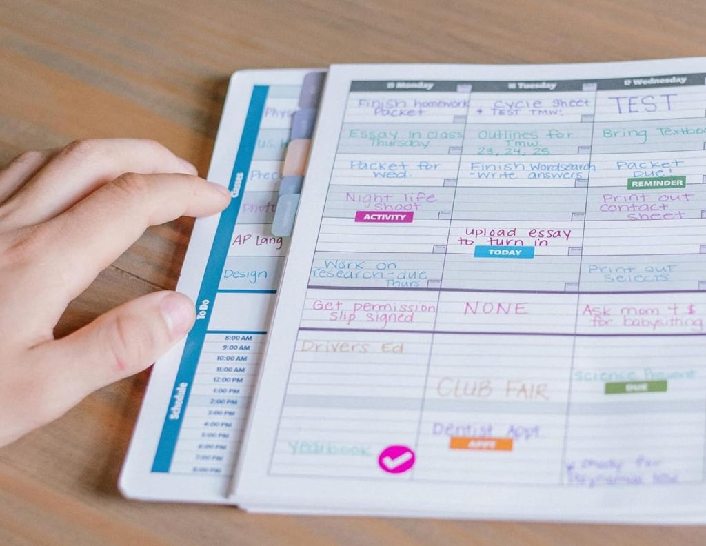 adhd order out of chaos academic planner