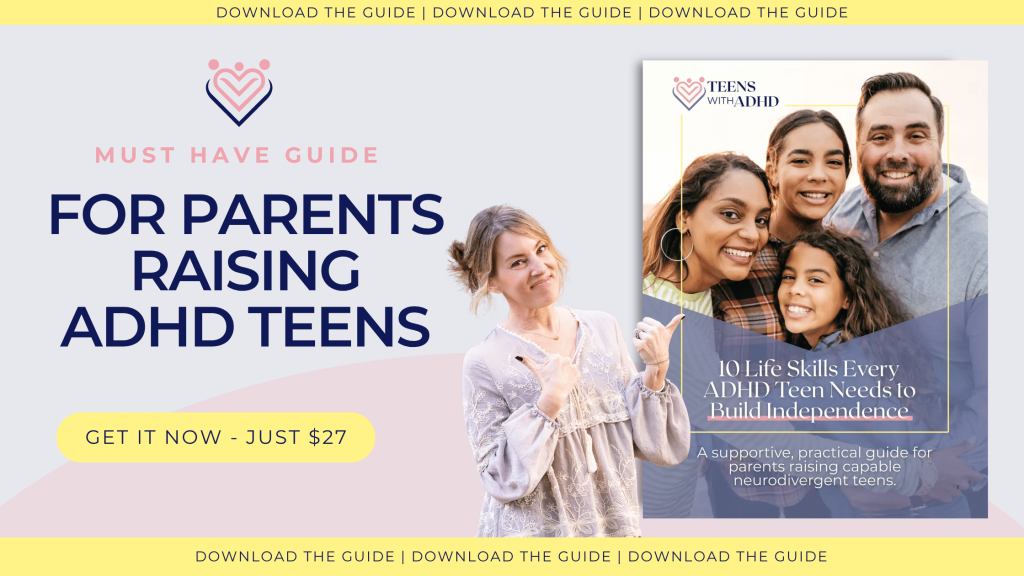 adhd teen strategies for parents